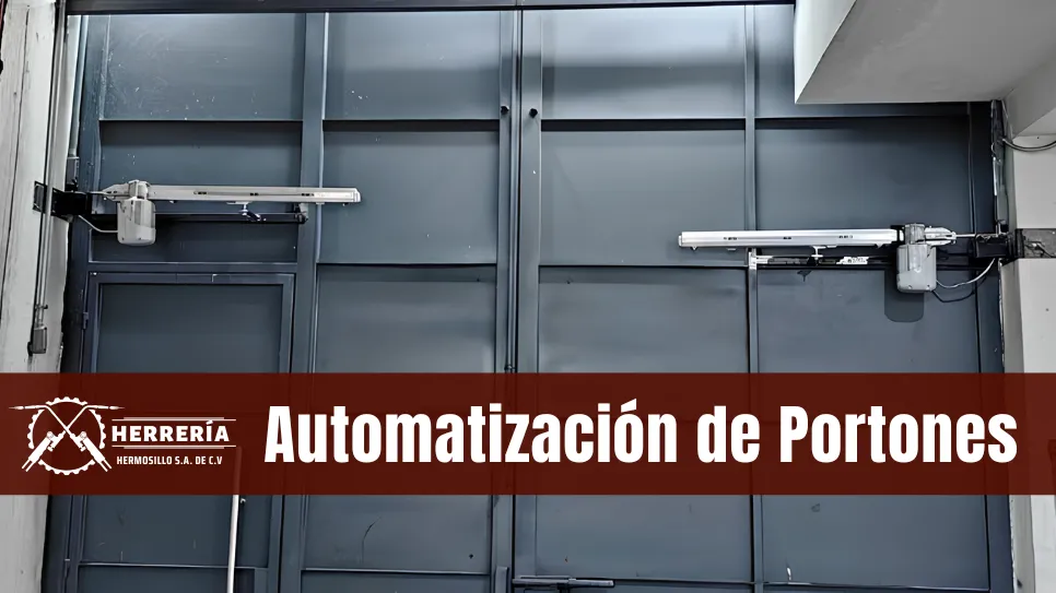 Instalación de motores para portones de herrería en Hermosillo