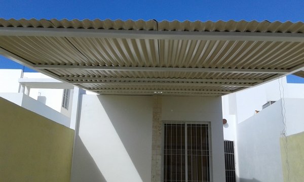 tinglados con láminas KR18 en Hermosillo